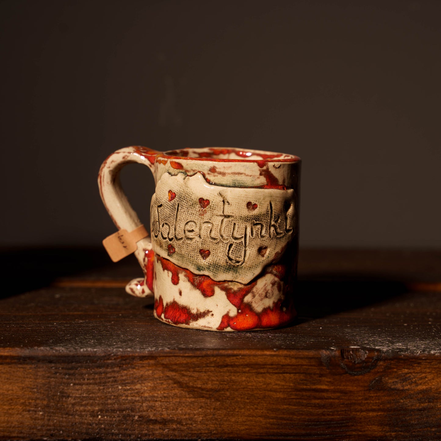 Kubek ceramiczny „Walentynek” – z sercem
