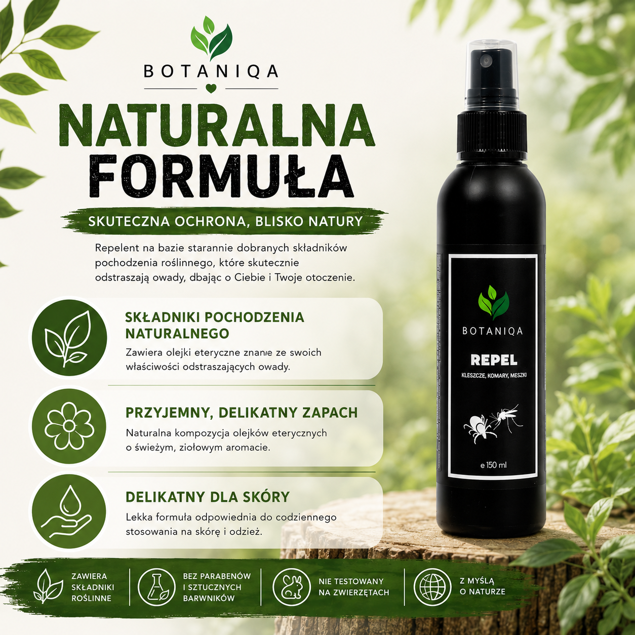 BOTANIQA REPEL – naturalny odstraszacz owadów 150 ml