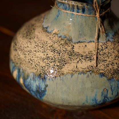 Wazon ceramiczny ręcznie wykonany – „Błękitna Ziemia”