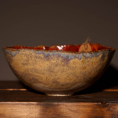 Miska ceramiczna – czerwone szkliwo