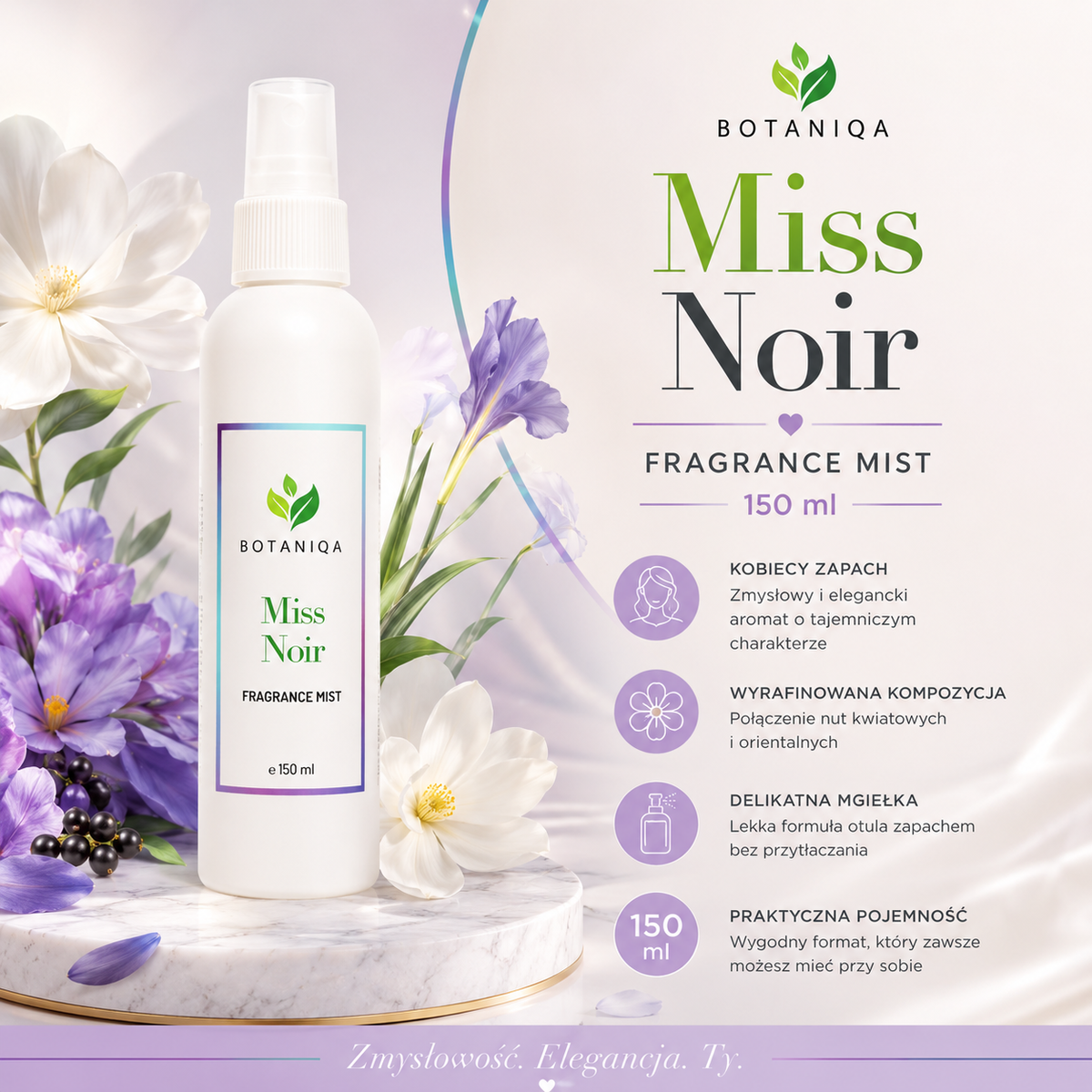 BOTANIQA Miss Noir – Fragrance Mist 150 ml