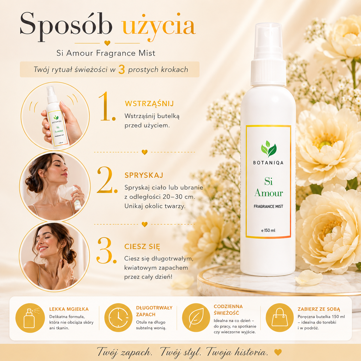 BOTANIQA Si Amour – Fragrance Mist 150 ml